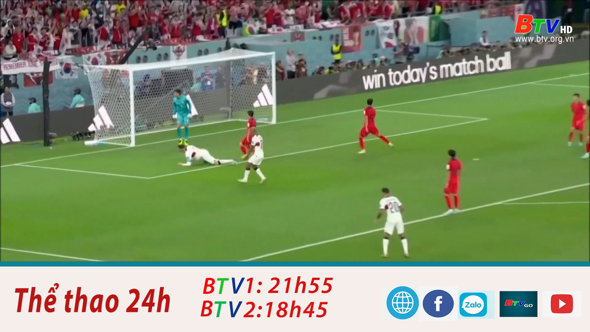 Bảng H – World Cup 2022 – Hàn Quốc lội ngược dòng cùng Bồ Đào Nha vào vòng 1/8